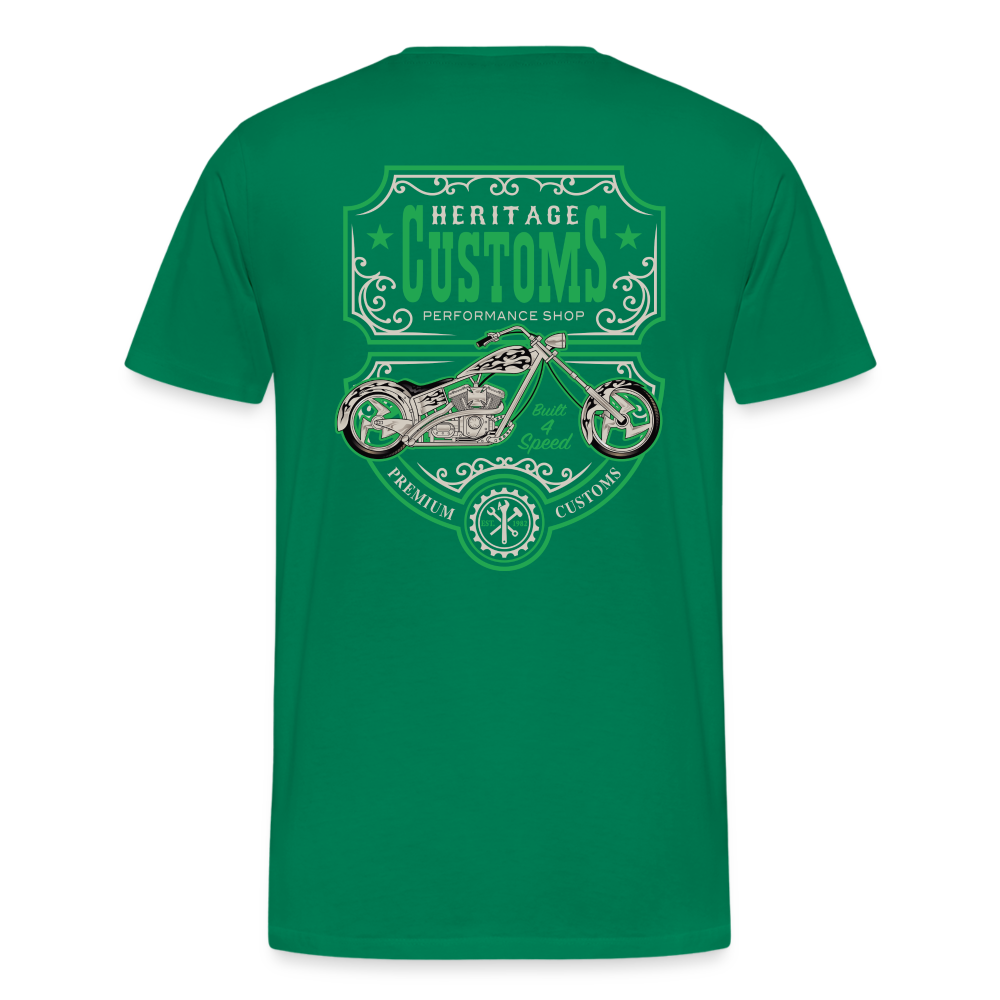 mechanic label Men’s Premium T-Shirt - kelly green