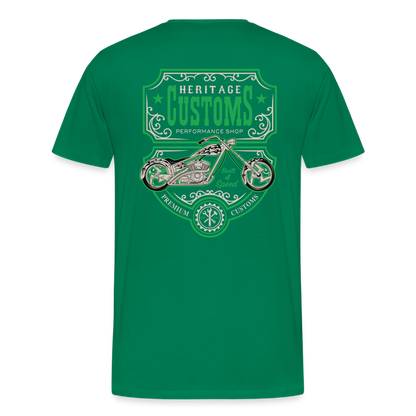 mechanic label Men’s Premium T-Shirt - kelly green