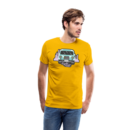 NIGHT RIDE Men’s Premium T-Shirt - sun yellow