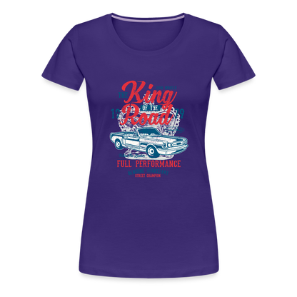 King of the road Women’s Premium T-Shirt - purple