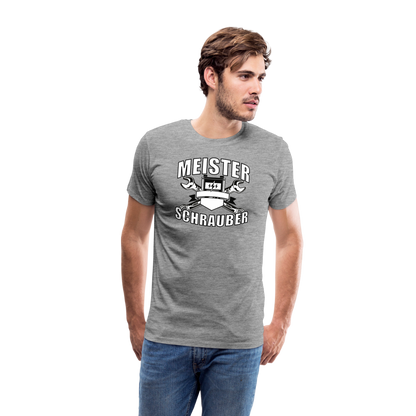 meister schrauber Men’s Premium T-Shirt - heather grey