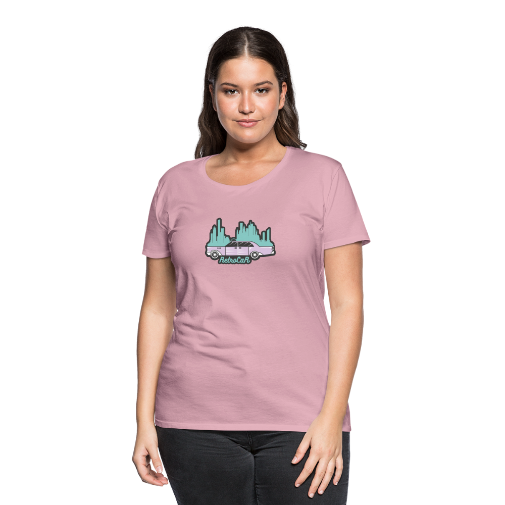 Retro Cars Women’s Premium T-Shirt - rose shadow