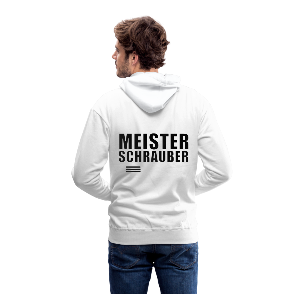 meister schrauber Men’s Premium Hoodie - white