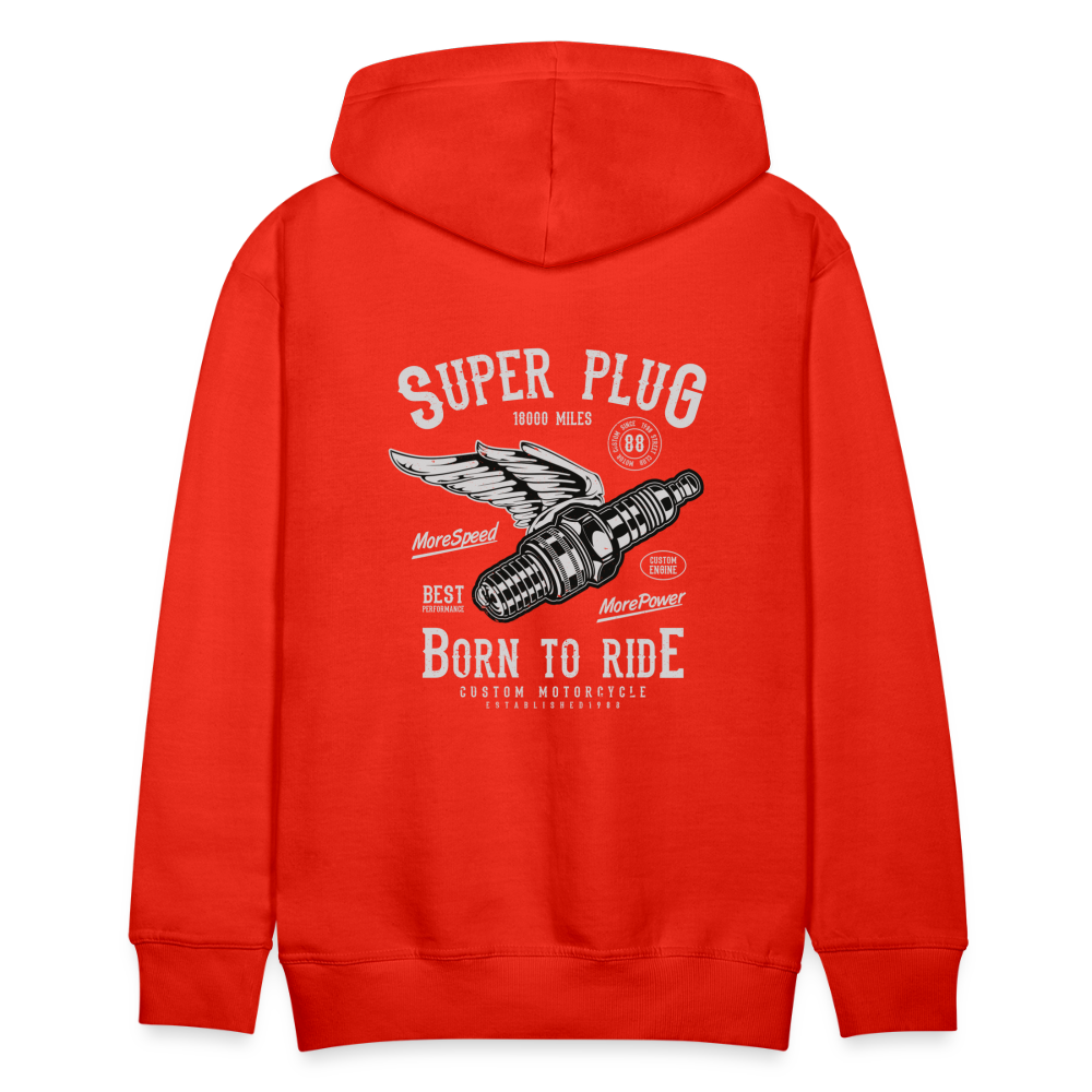 Super Plug Men’s Premium Hoodie - red