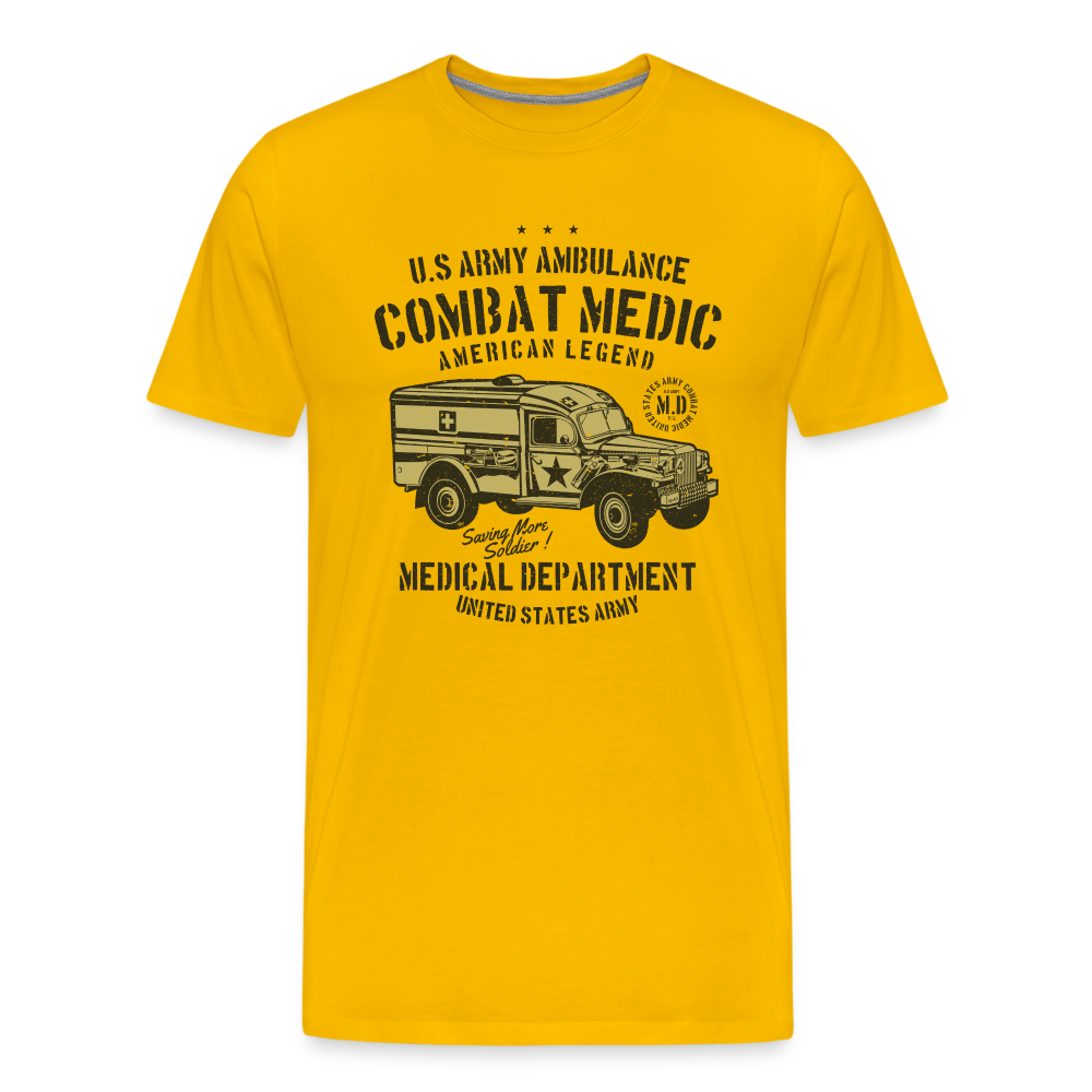 US army ambulance Men’s Premium T-Shirt - sun yellow