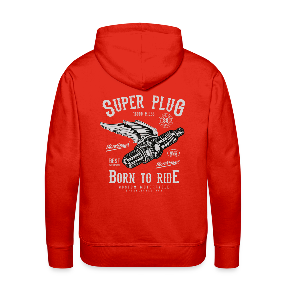 Super Plug Men’s Premium Hoodie - red