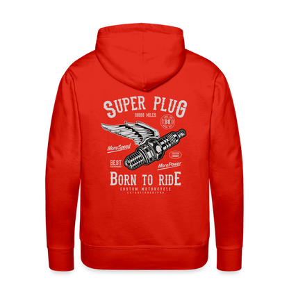 Super Plug Men’s Premium Hoodie - red