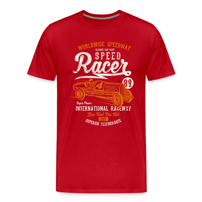 Speed Racer Men’s Premium T-Shirt - red