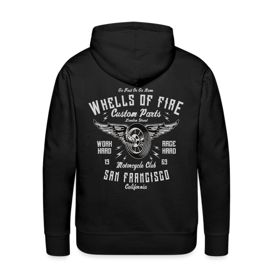 Wheels of fire 01 Men’s Premium Hoodie - black