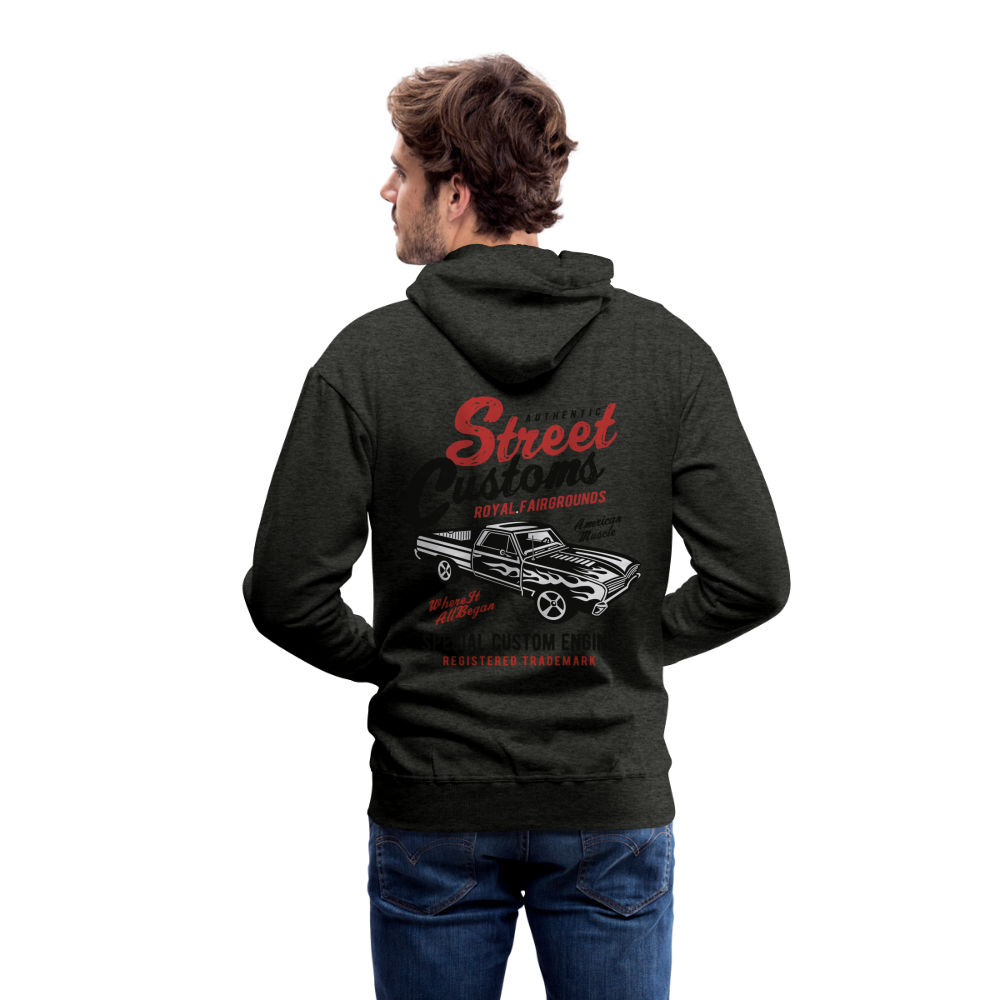 Street Custom Men’s Premium Hoodie - charcoal grey