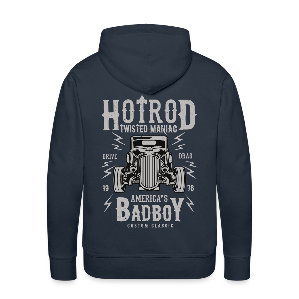 Twisted Hotrod Men’s Premium Hoodie - navy