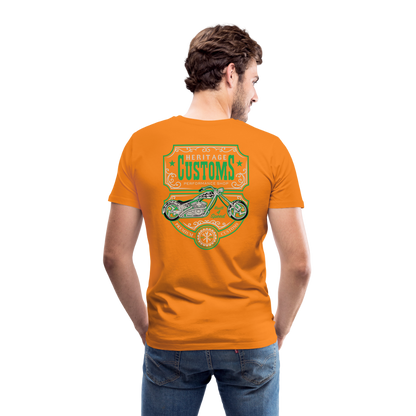 mechanic label Men’s Premium T-Shirt - orange