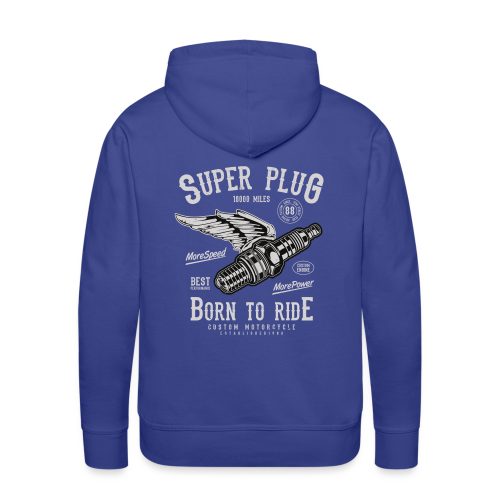 Super Plug Men’s Premium Hoodie - royal blue