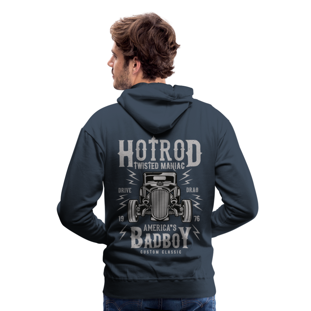 Twisted Hotrod Men’s Premium Hoodie - navy