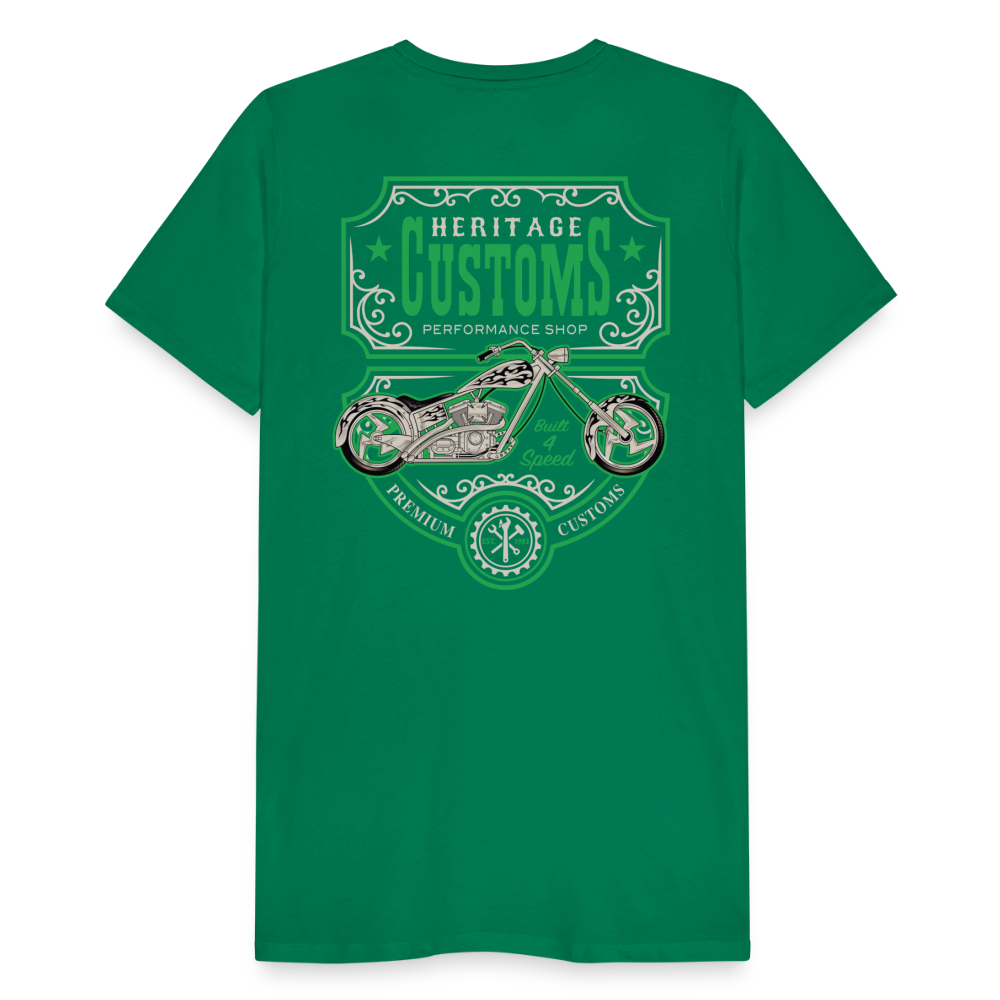 mechanic label Men’s Premium T-Shirt - kelly green