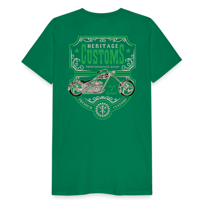 mechanic label Men’s Premium T-Shirt - kelly green