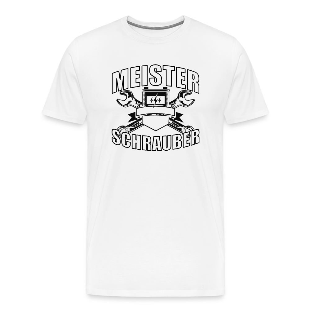 meister schrauber Men’s Premium T-Shirt - white