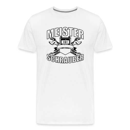 meister schrauber Men’s Premium T-Shirt - white