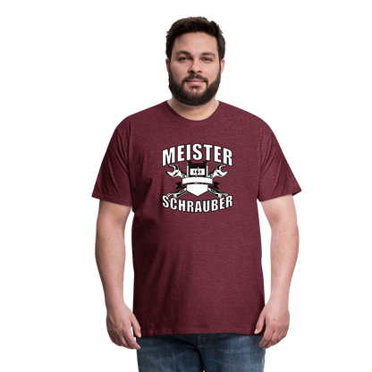 meister schrauber Men’s Premium T-Shirt - heather burgundy