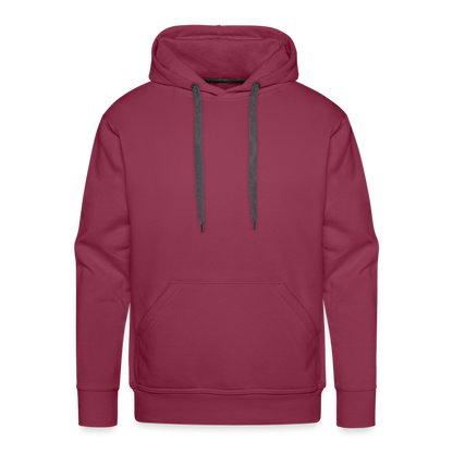 Spark Plug Men’s Premium Hoodie - bordeaux