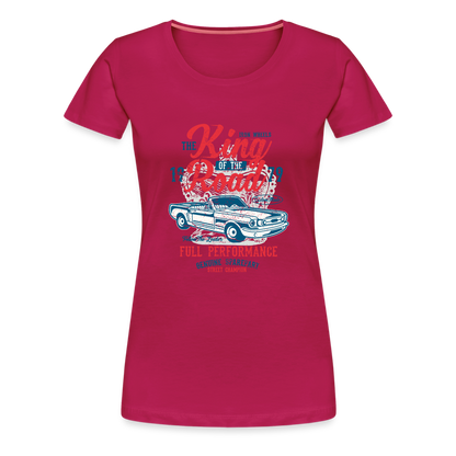 King of the road Women’s Premium T-Shirt - dark pink