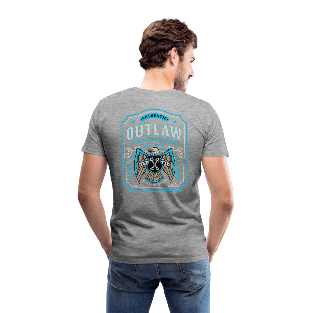 Outlaw Bike mechanic label Men’s Premium T-Shirt - heather grey