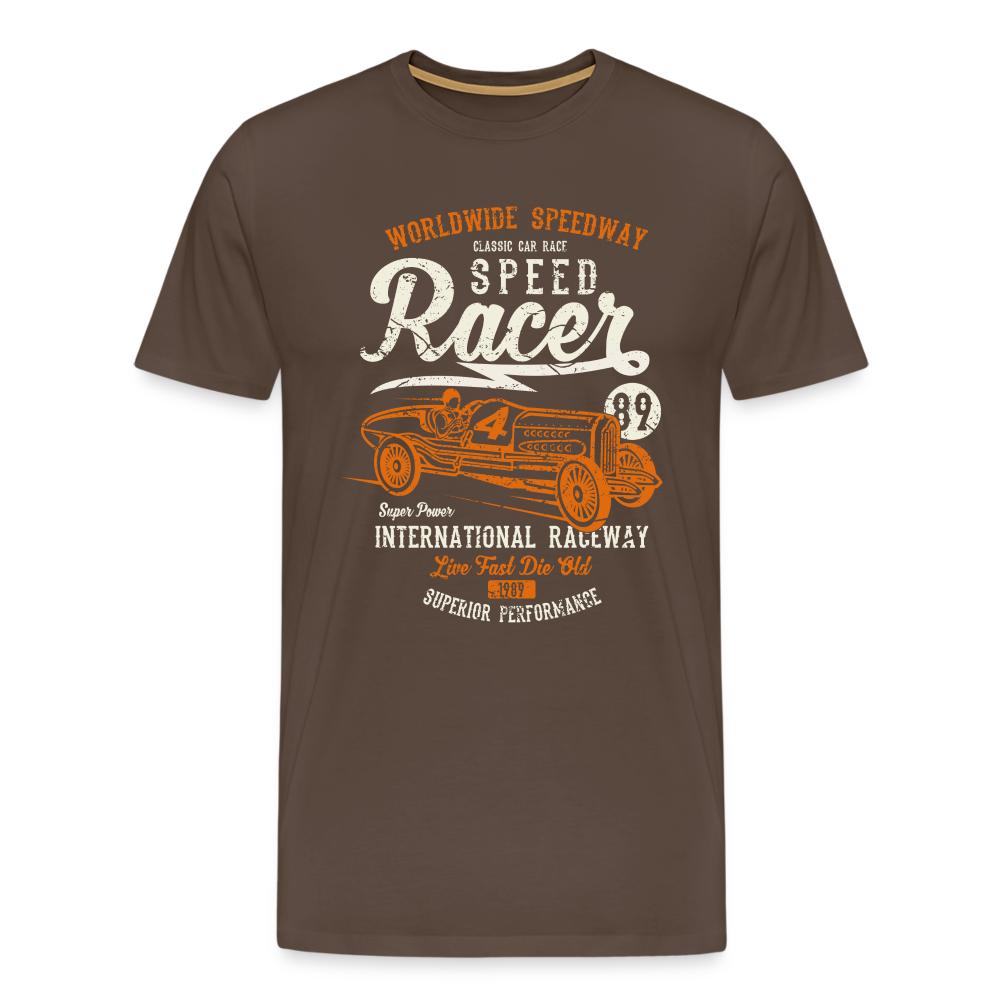 Speed Racer Men’s Premium T-Shirt - noble brown