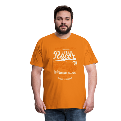 Speed Racer Men’s Premium T-Shirt - orange