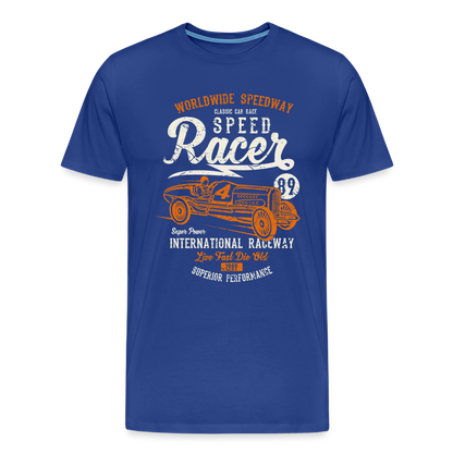 Speed Racer Men’s Premium T-Shirt - royal blue