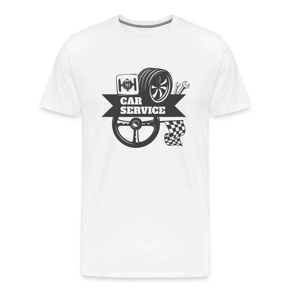 car service Men’s Premium T-Shirt - white