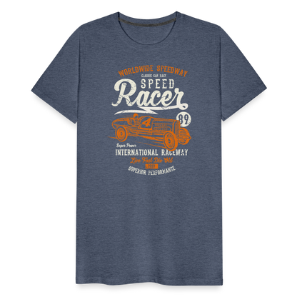 Speed Racer Men’s Premium T-Shirt - heather blue