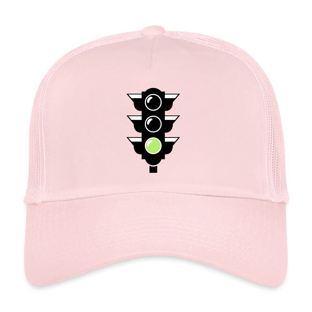 signal Trucker Cap - pale pink