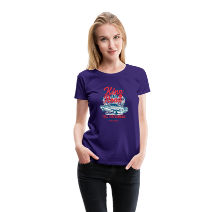 King of the road Women’s Premium T-Shirt - purple