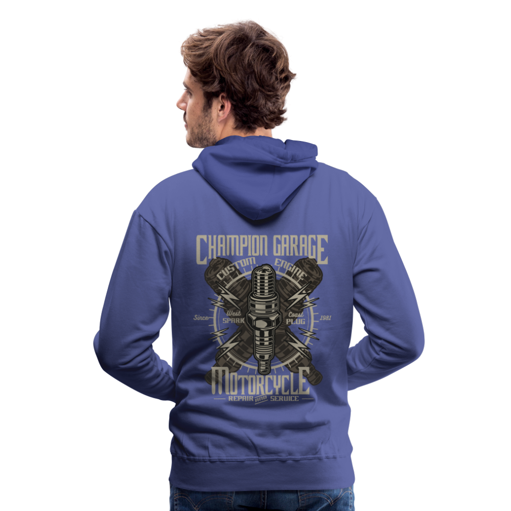 Spark Plug Men’s Premium Hoodie - royal blue