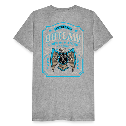 Outlaw Bike mechanic label Men’s Premium T-Shirt - heather grey