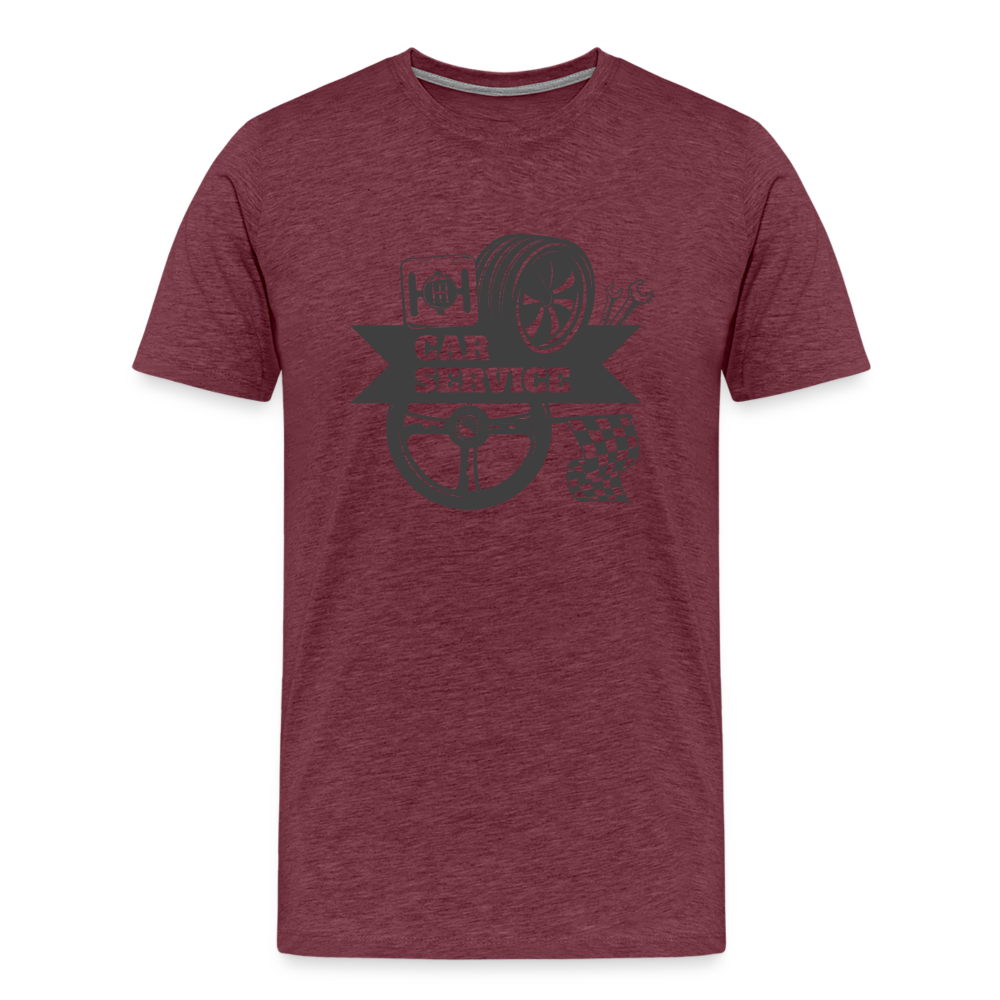 car service Men’s Premium T-Shirt - heather burgundy