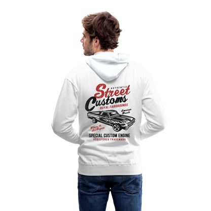 Street Custom Men’s Premium Hoodie - white