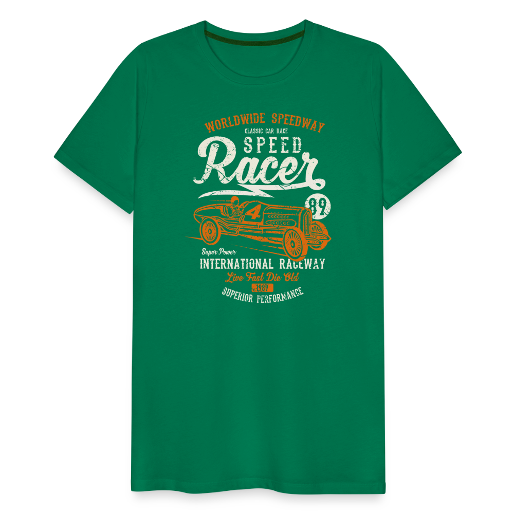 Speed Racer Men’s Premium T-Shirt - kelly green