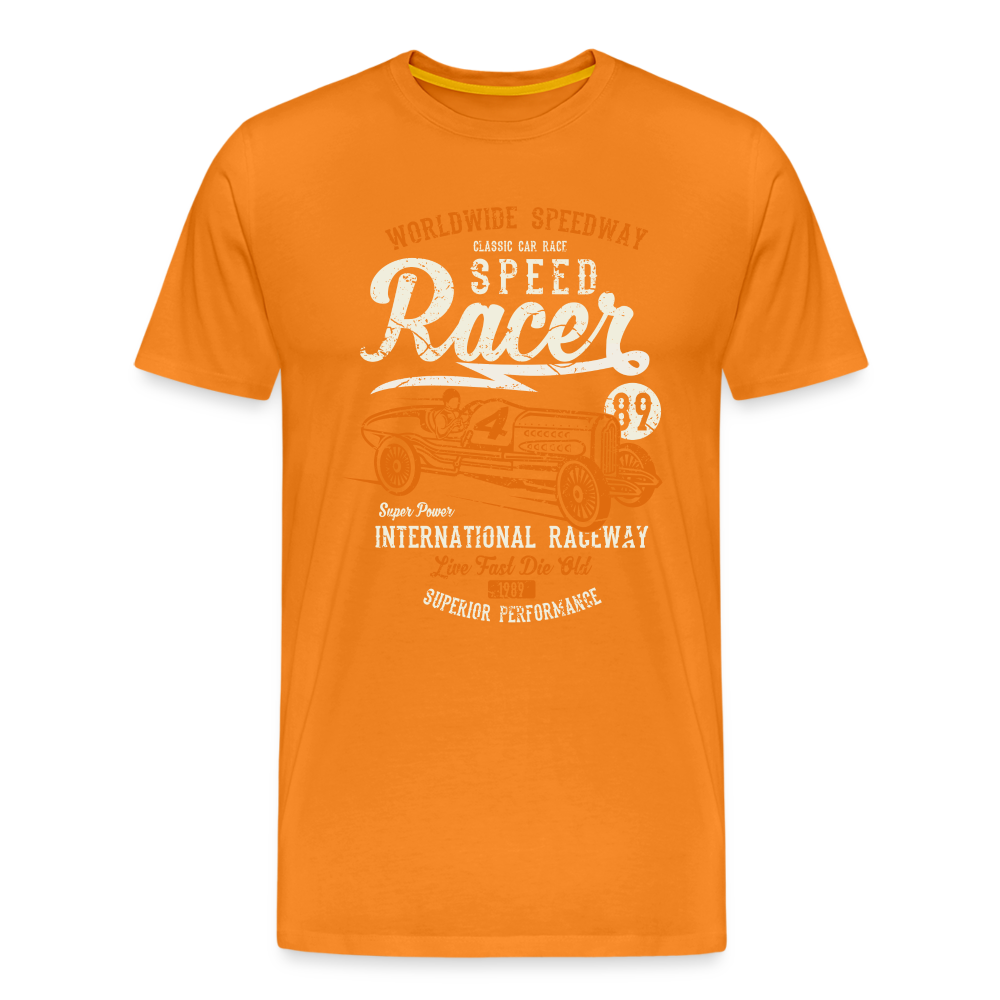 Speed Racer Men’s Premium T-Shirt - orange