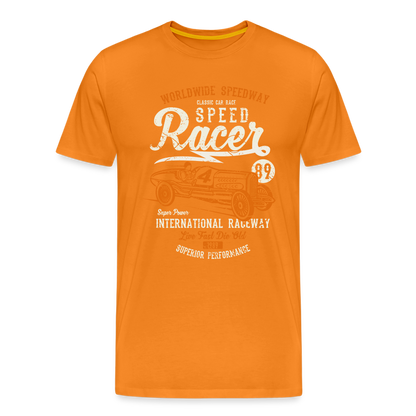 Speed Racer Men’s Premium T-Shirt - orange