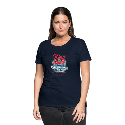 King of the road Women’s Premium T-Shirt - navy