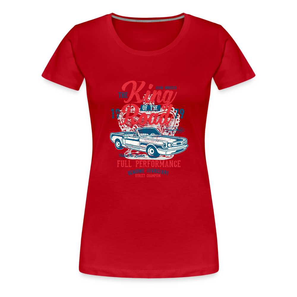 King of the road Women’s Premium T-Shirt - red