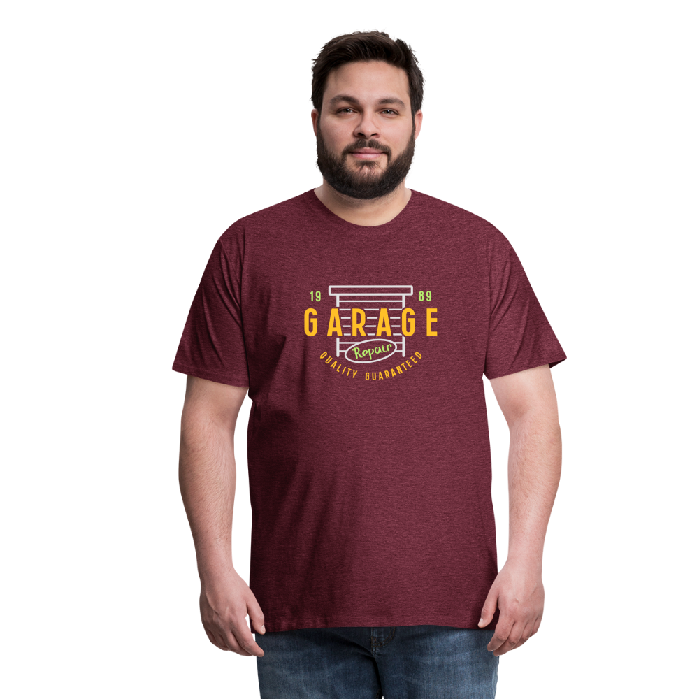 Garage Men’s Premium T-Shirt - heather burgundy