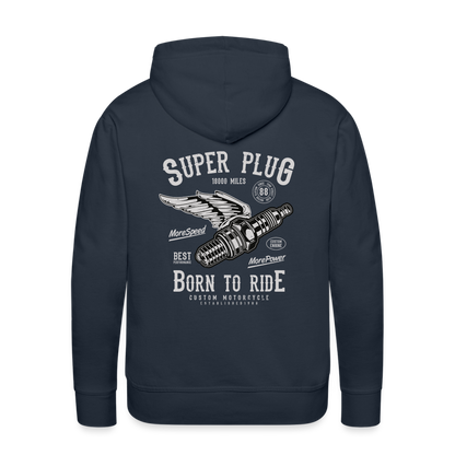 Super Plug Men’s Premium Hoodie - navy