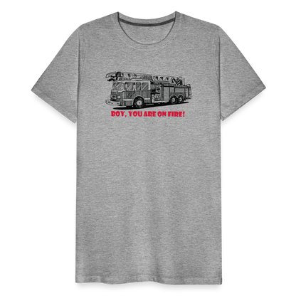 firetruck Men’s Premium T-Shirt - heather grey