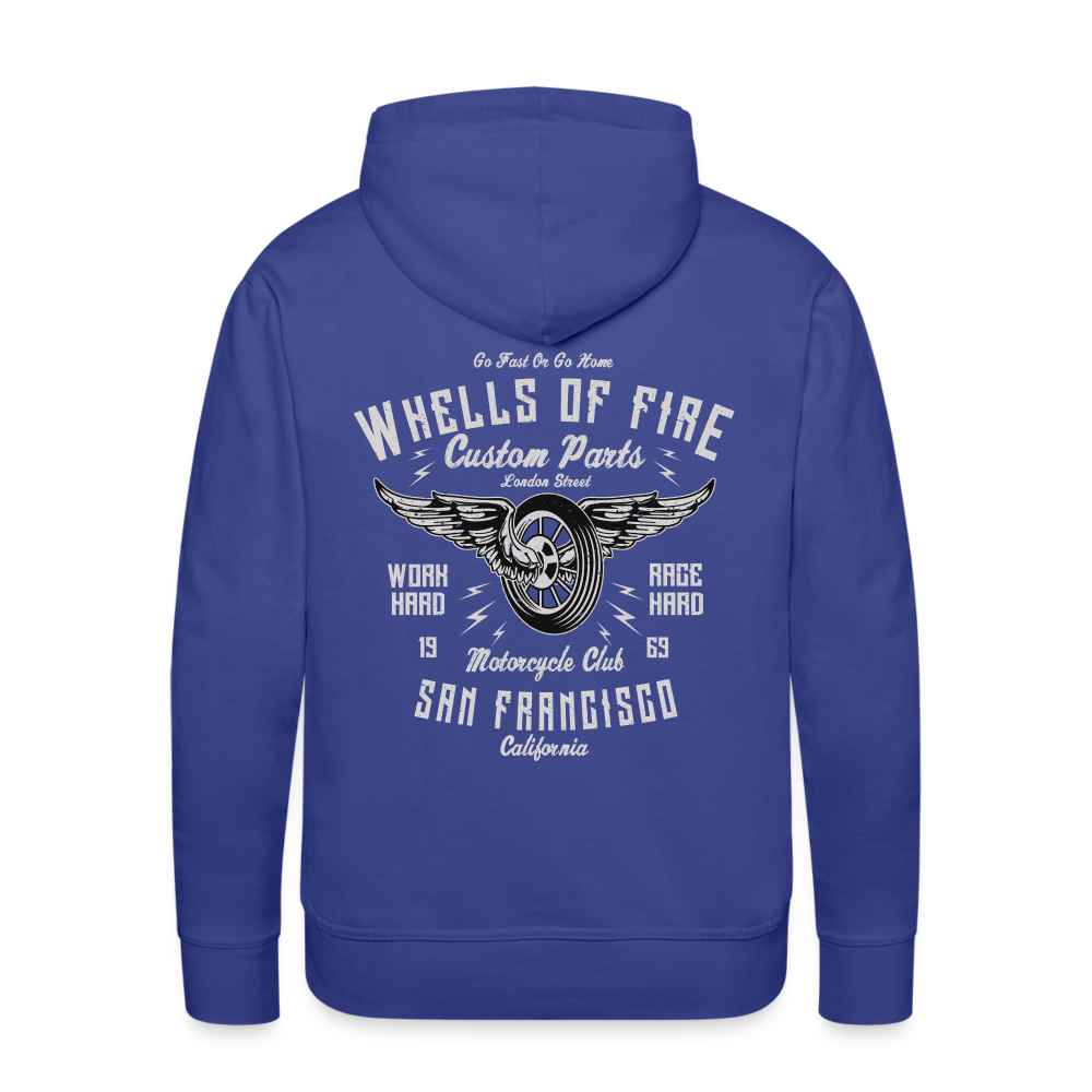 Wheels of fire 01 Men’s Premium Hoodie - royal blue