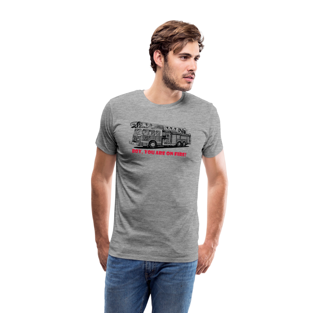 firetruck Men’s Premium T-Shirt - heather grey