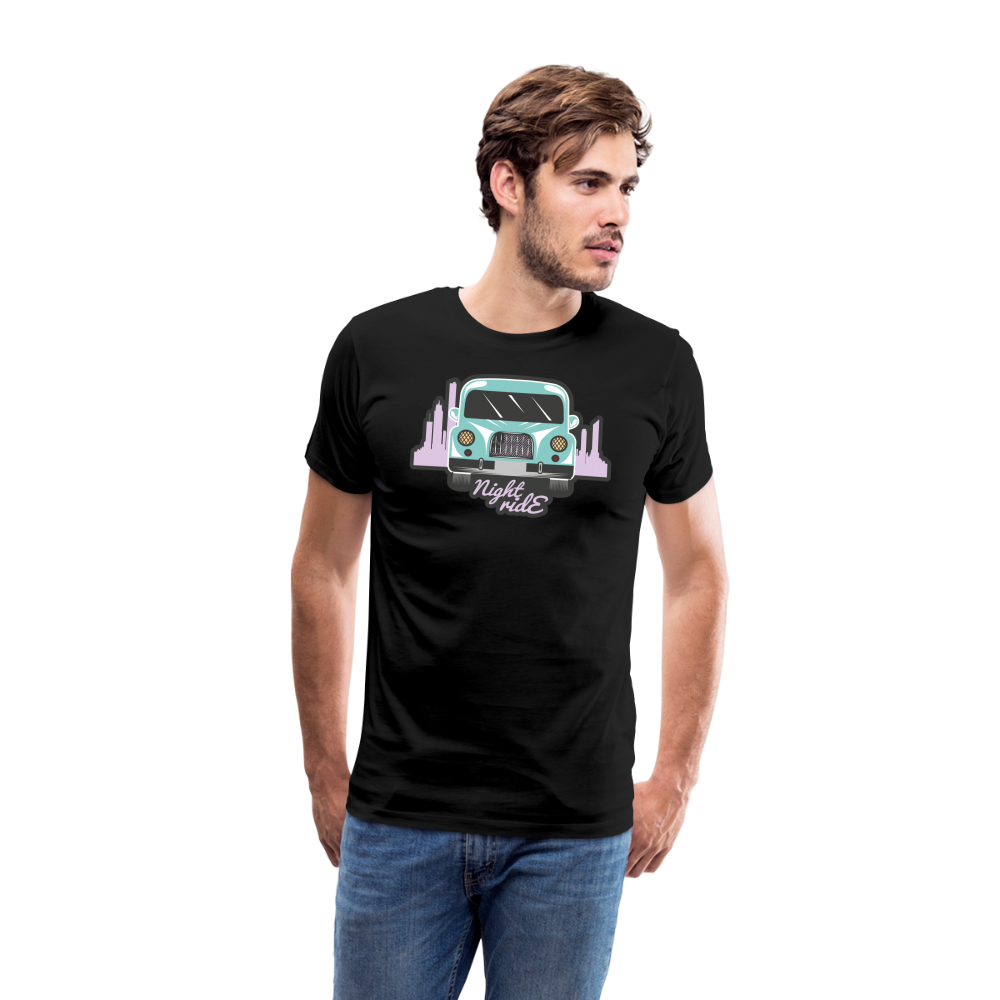 NIGHT RIDE Men’s Premium T-Shirt - black