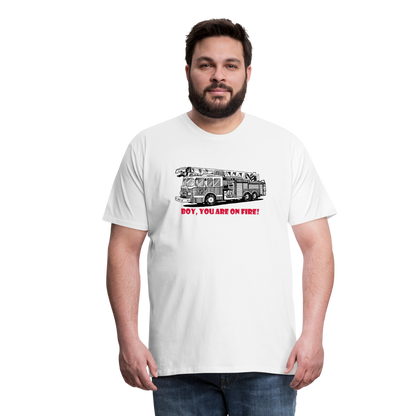 firetruck Men’s Premium T-Shirt - white