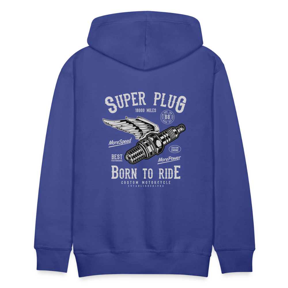 Super Plug Men’s Premium Hoodie - royal blue